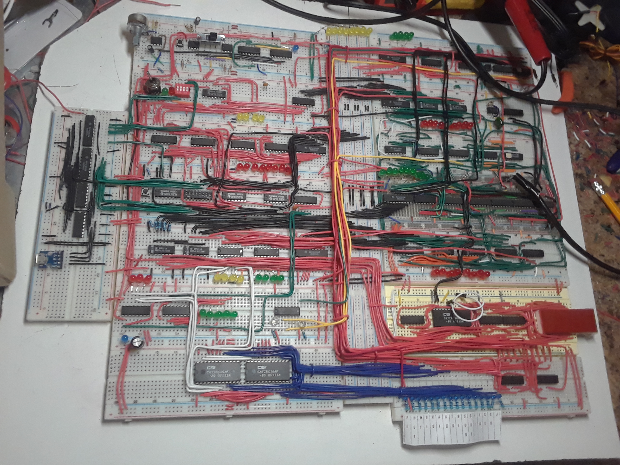 Homemade 8-bit Computer project image