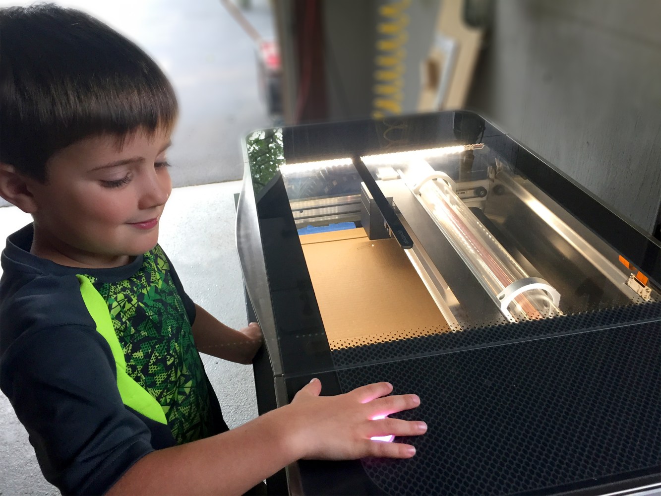 Hands-on laser engraving with Roc City Laser project image