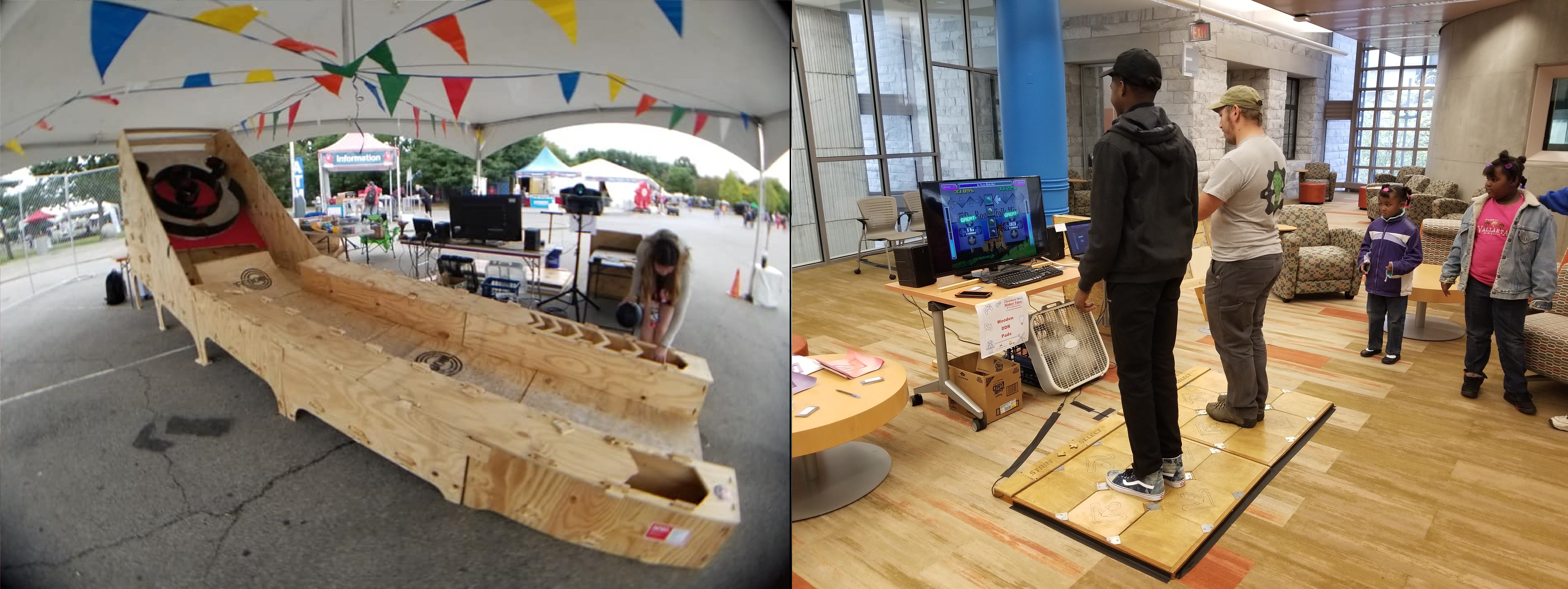 SkeeBowling & Wood DDR machine by Dungeon Studios project image